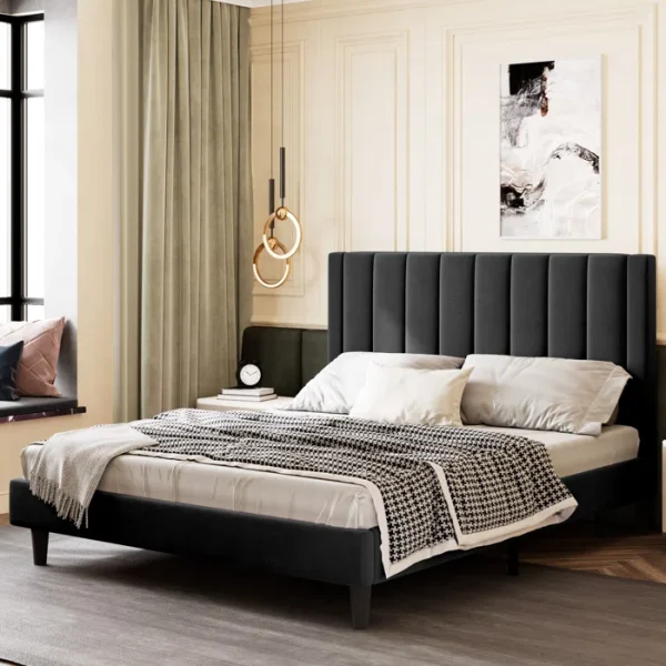 Ozella Upholstered Platform Bed - Image 2