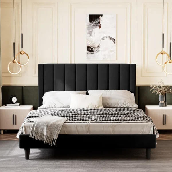 Ozella Upholstered Platform Bed